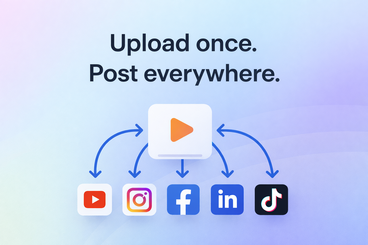 VidShare dashboard showing uploaded videos and scheduled publishing